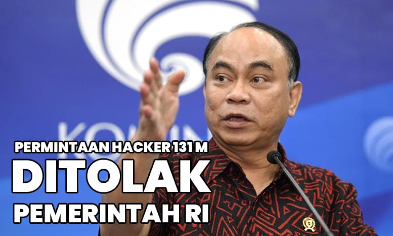 Permintaan Hacker 131 M Ditolak Pemerintah RI