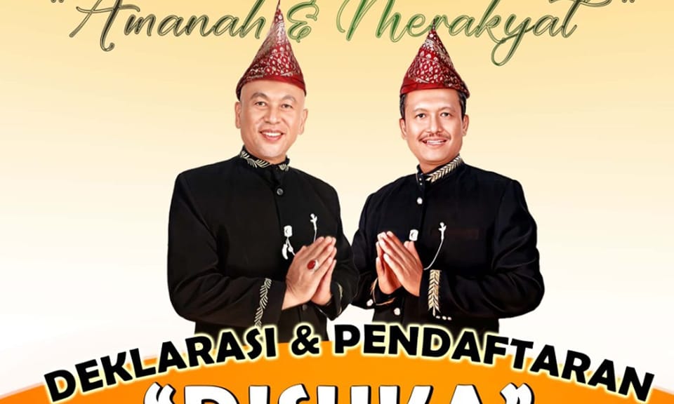 Besok, Rabu 28 Agustus 2024, Paslon Dani Hamdani-Sukatno Daftar ke KPU