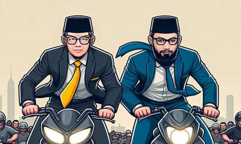Rohidin Mersyah kembali bertemu dalam pertarungan Pilgub Bengkulu 2024 bertarung dengan mantan Walikota Helmi Hasan. Foto:Ilustrasi