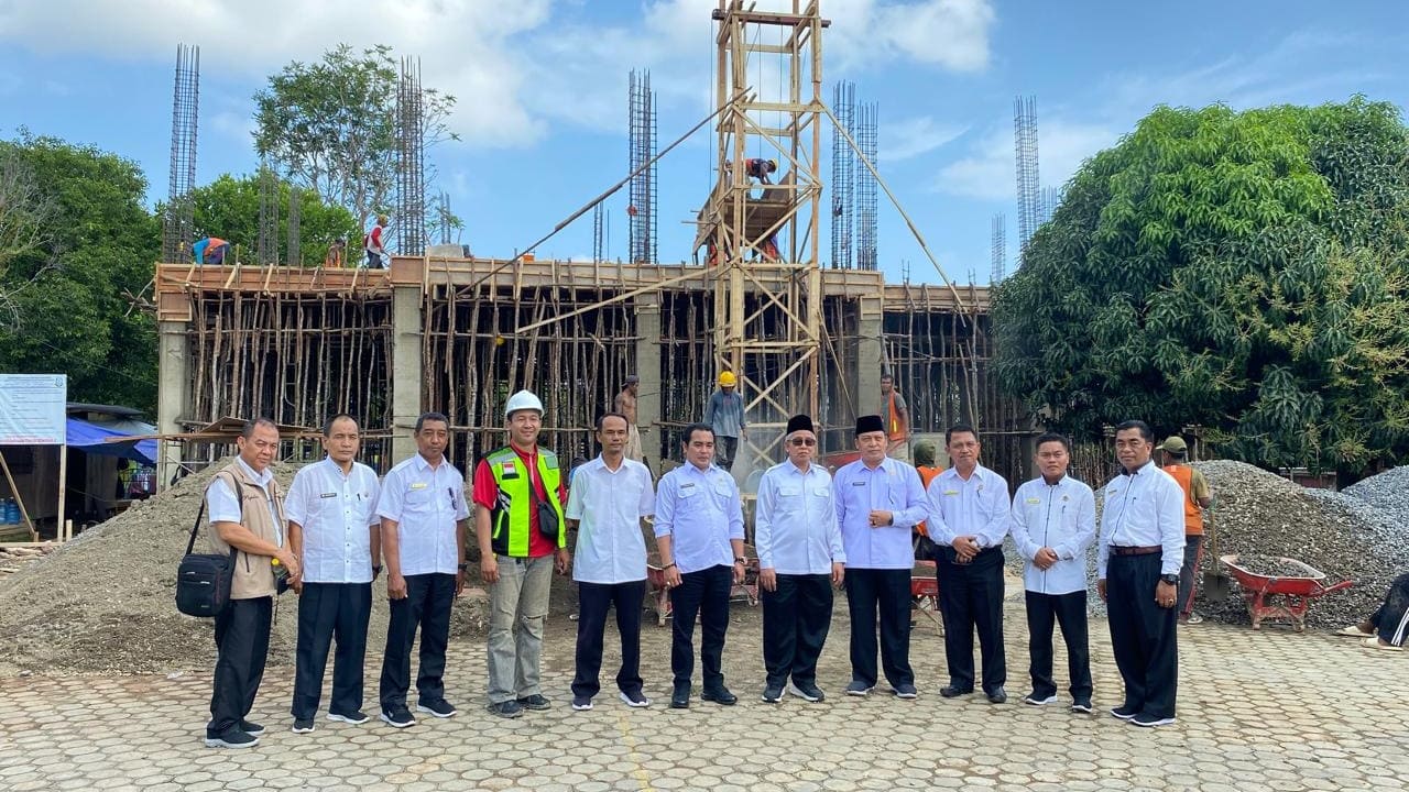 Kakanwil Kemenag Provinsi Bengkulu Cek Pembangunan Gedung PLHUT di Bengkulu Utara 