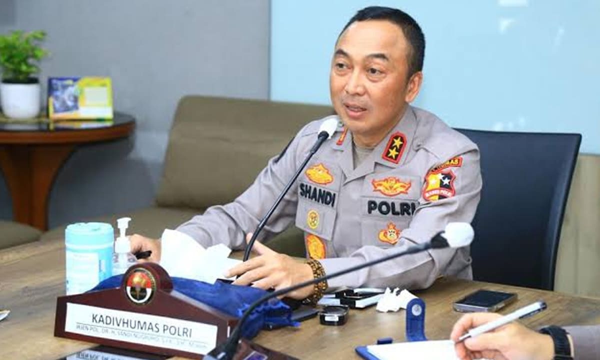 Kadiv Humas Polri, Irjen Pol Sandi Nugroho. Mutasi Polri 2025 merupakan sebuah penyegaran dan promosi jabatan.