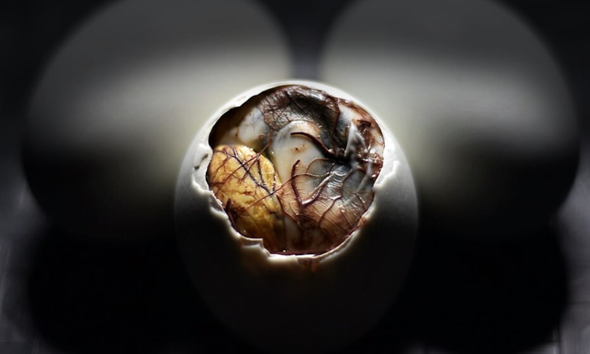Balut – Filipina merupakan salah satu makanan aneh di dunia. Foto: Wikipedia