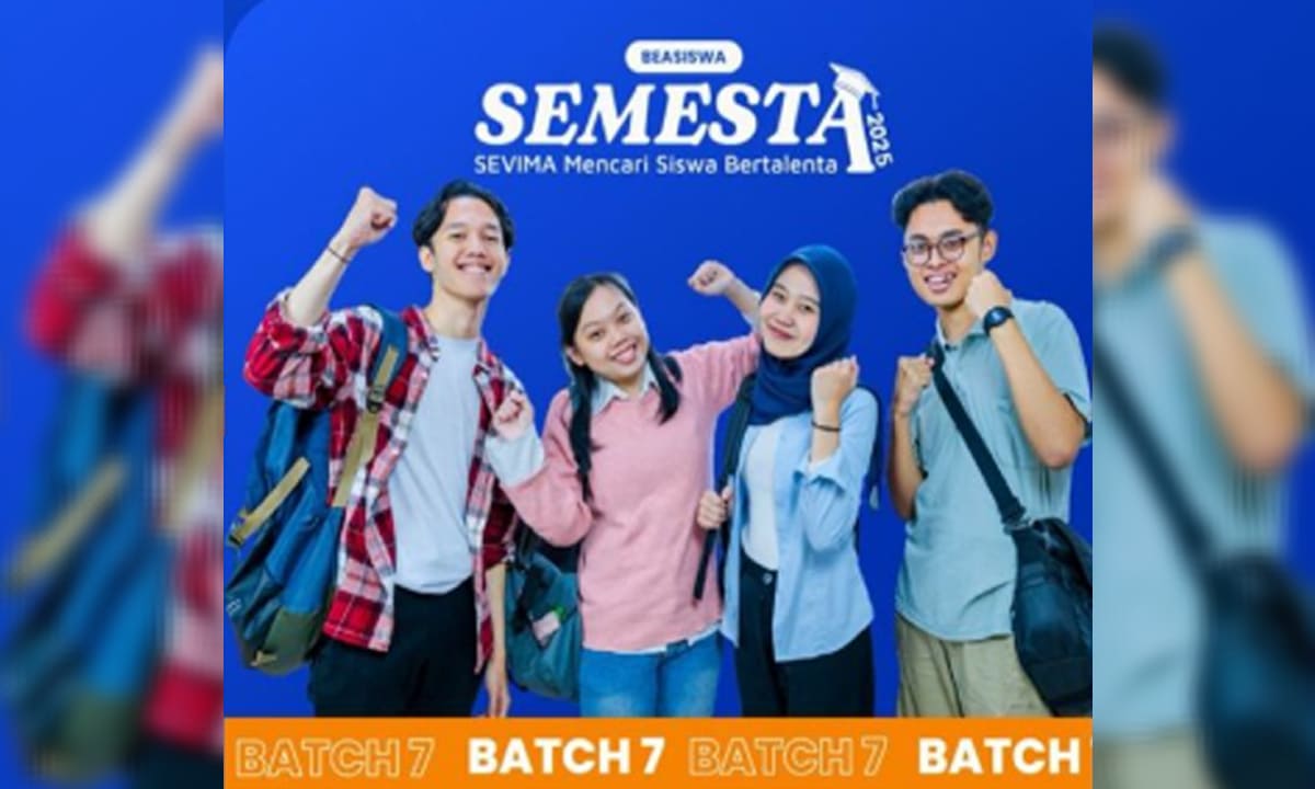 Ini Cara Pendaftaran Beasiswa Semesta 2025 dan dapatkan Kesempatan Emas Kuliah Gratis dengan Gaji Bulanan. Foto Dok Sevima