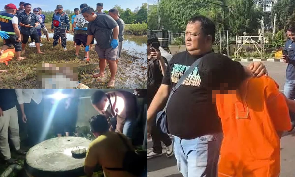 Pembunuh Dua Bocah di Bengkulu di tangkap, ternyata masih remaja dan tetangga korban. Tampak dua TKP, dimana dua bocah malang korban pembunuhan di buang tersangka.