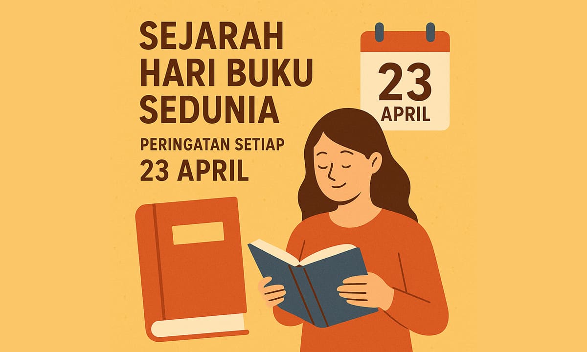 Sejarah Hari Buku Sedunia Peringatan Setiap 23 April.