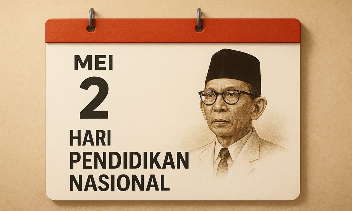 Setiap tanggal 2 Mei di peringati secara nasional sebagai Hari Pendidikan Nasional di Indonesia (Hardiknas).