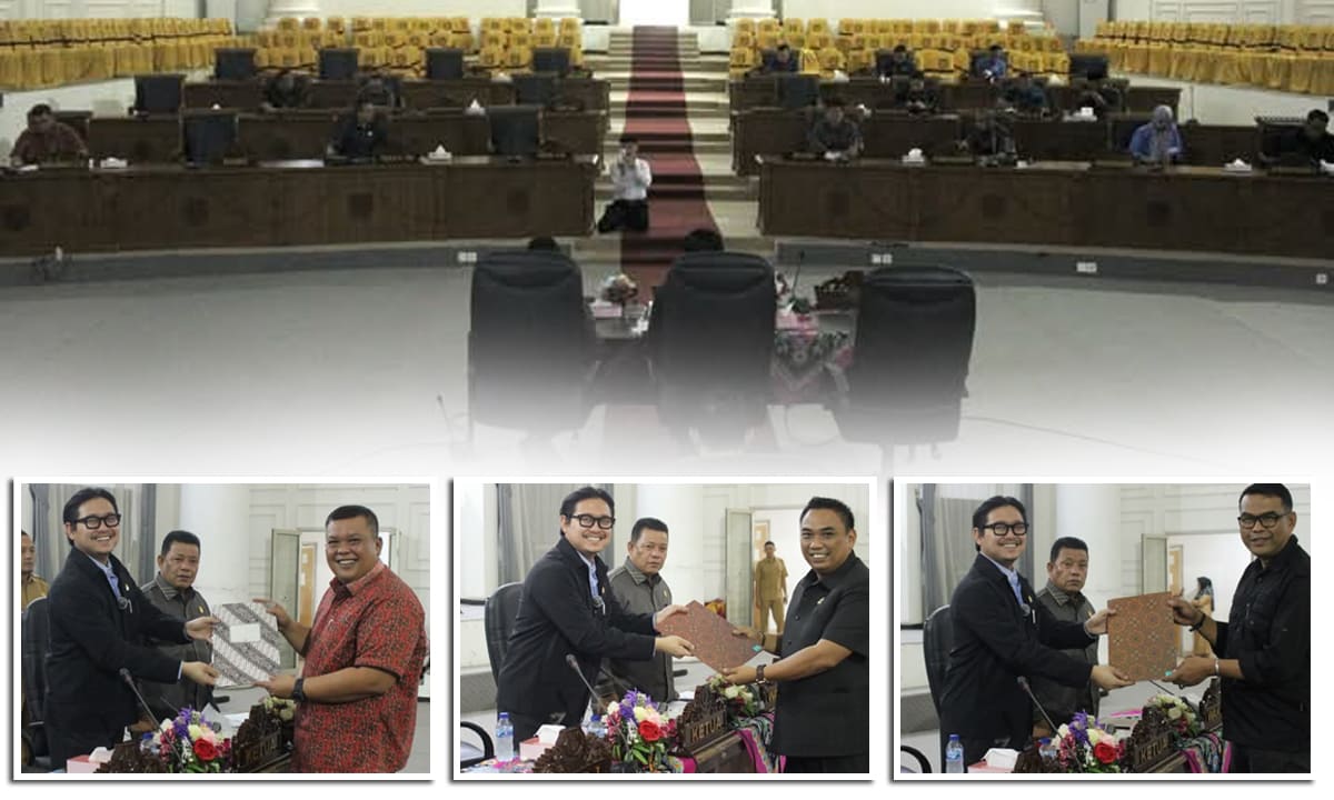 Tiga Komisi DPRD Kabupaten Kepahiang Resmi Serahkan Hasil Pembahasan LKPJ Bupati 2024.