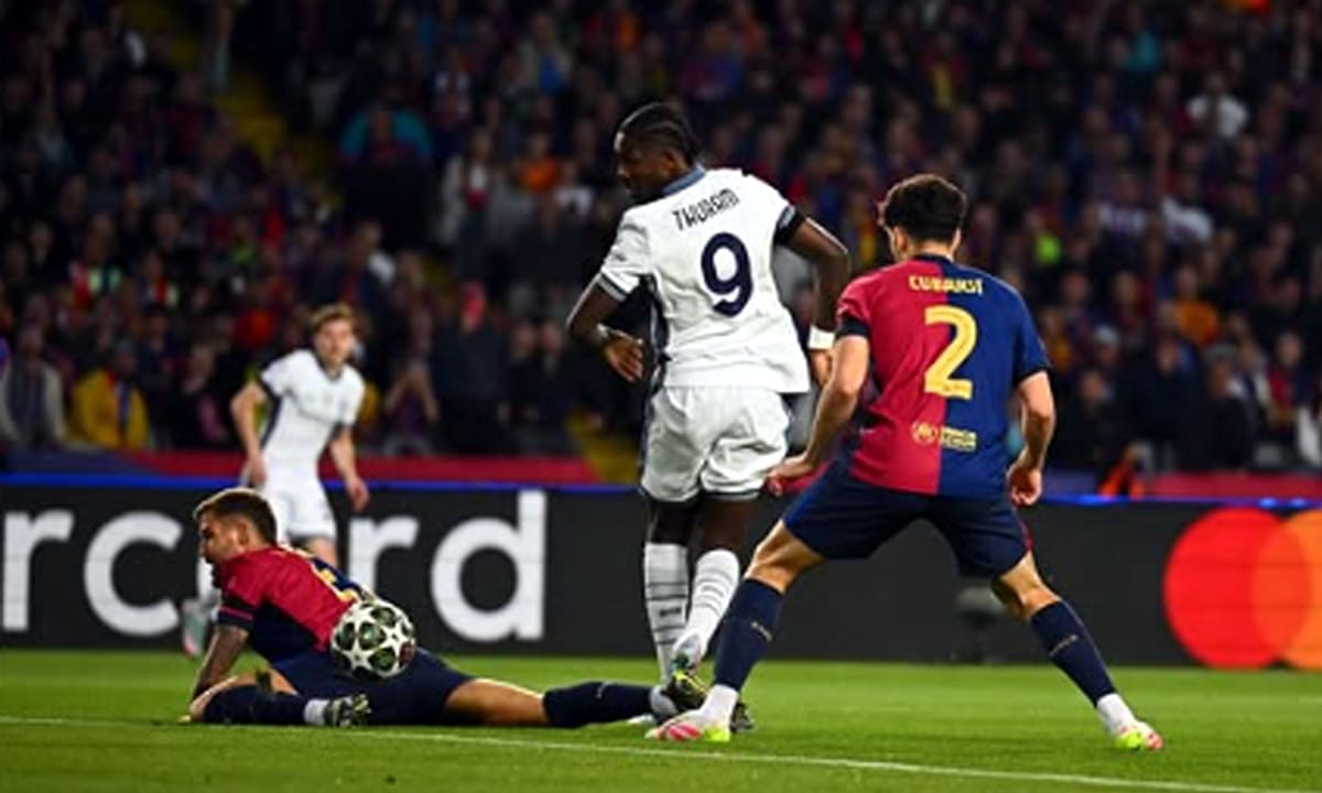 Dalam laga Barcelona vs Inter Milan, Marcus Thuram mencetak gol indah dan tercepat sepanjang sejarah semifinal Liga Champions, yakni detik ke-30.