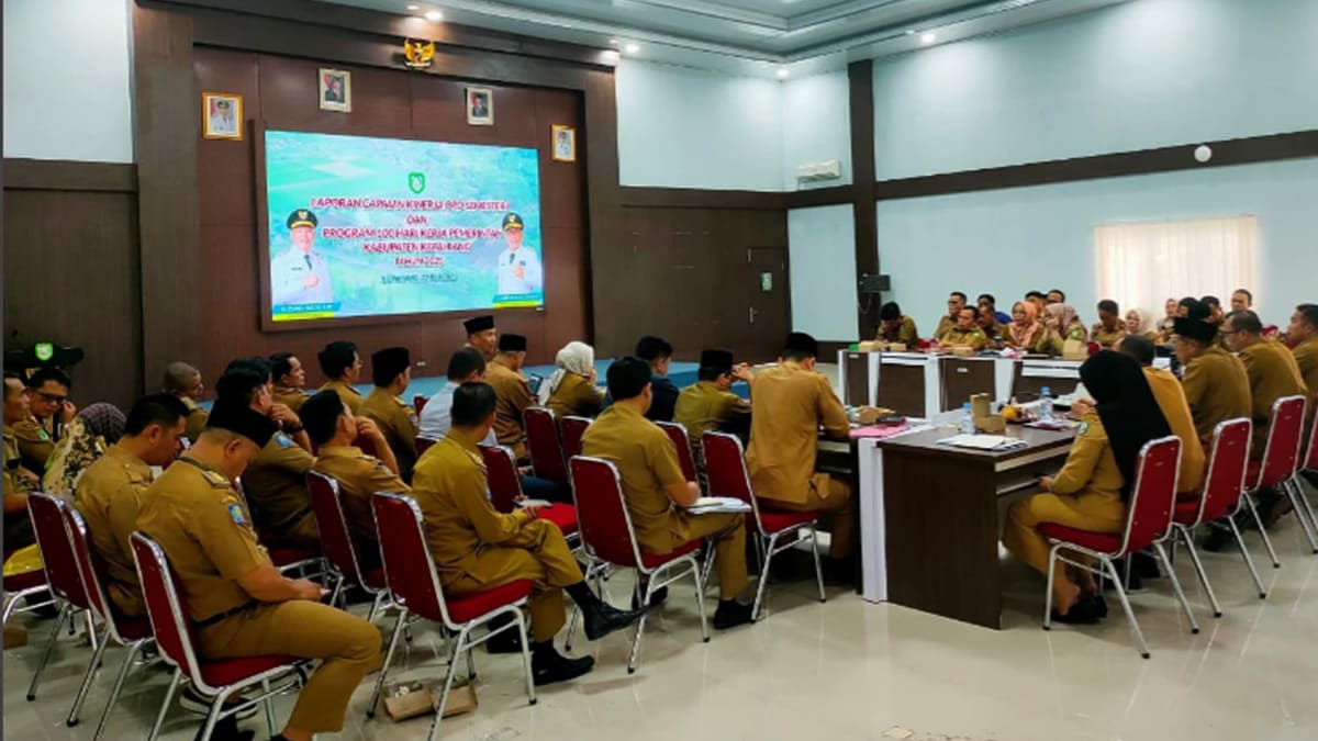Evaluasi kinerja OPD dan 100 hari kerja Pemkab Kepahiang. Foto: Humas DPRD