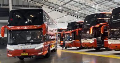 Karoseri Laksana rilis 4 Model di Pameran GIIAS 2025, salah satunya Double Decker Legacy SR3. Foto: Istimewa-Ngenelo.net