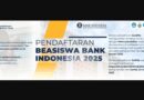 Pendaftaran Beasiswa Bank Indonesia 2025 resmi di buka hingga 29 Juli.