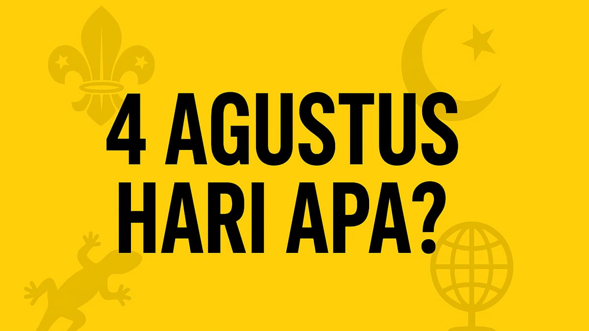 Selain Hari Pramuka, 14 Agustus Hari Apa?