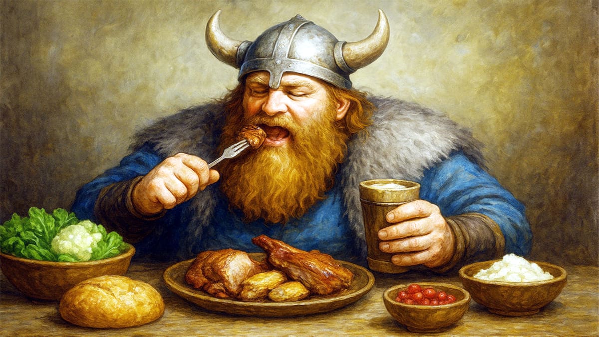 ilustrasi Diet Viking. Foto: Ngenelo.net