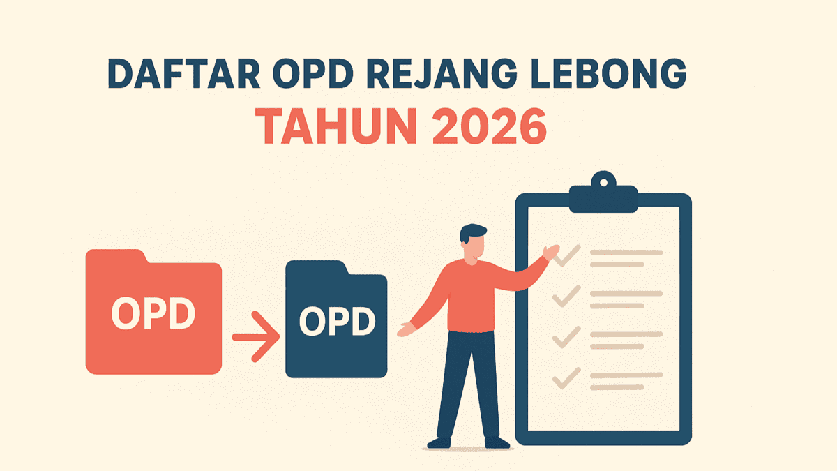 Daftar OPD Pemkab Rejang Lebong Dirampingkan