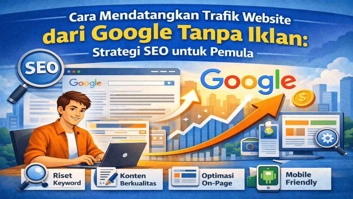 Ilustrasi datangkan dan tingkatkan trafik pengunjung website - Ngenelo.net