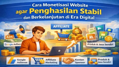 Cara monetisasi website - Ngenelo.net