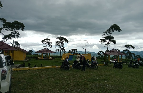 Salah satu proyek wisata yang digarap Disparpora Kepahiang di TA 2023 berupa, rest area Kabawetan