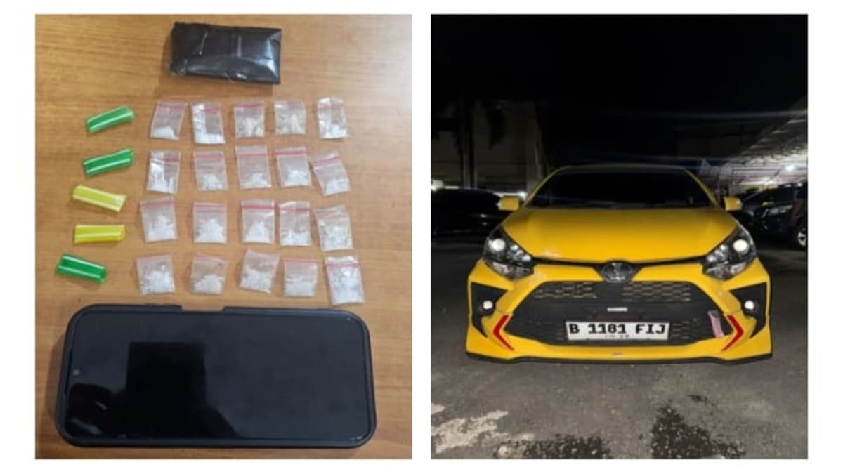 Barang bukti. Bandar Sabu Kota Bengkulu Ditangkap