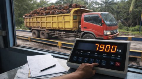 Timbangan truk atau jembatan timbangan wajib di kalibrasi atau tera ulang setahun sekali. Sanksi pelanggaran: administrasi hingga pidana. Foto - Ngenelo.net