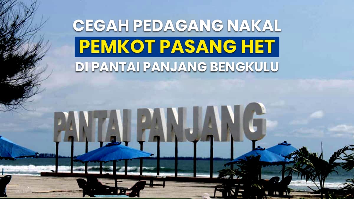 Cegah pedagang nakal, Pemkot Bengkulu bakal pasang HET di Pantai Panjang. Foto Ist - Ngenelo.net