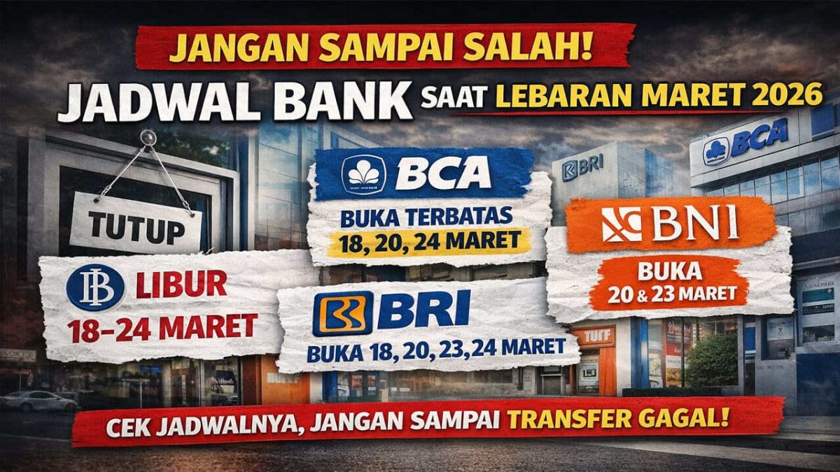 Jadwal Operasional Bank Saat Libur Lebaran 2026