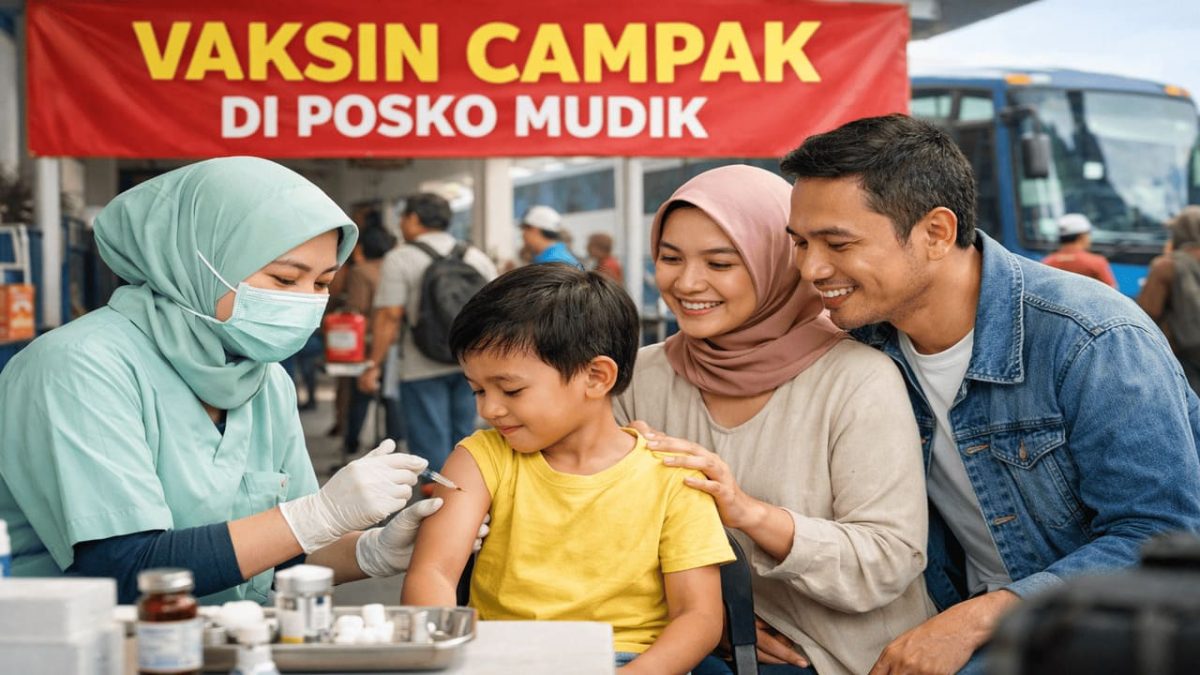Kemenkes menyiapkan layanan vaksin campak di posko mudik Lebaran. Foto Ilustrasi - Ngenelo.net