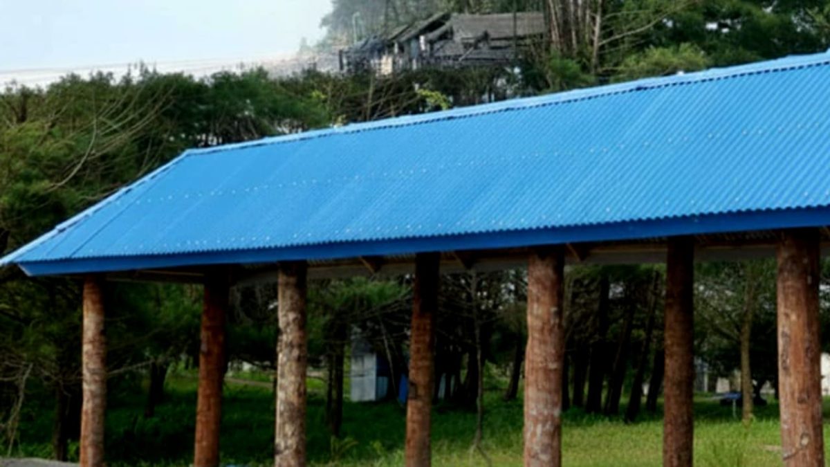 Mesin Air Gazebo di Pantai Panjang Diembat OTD. Foto - Ngenelo.net