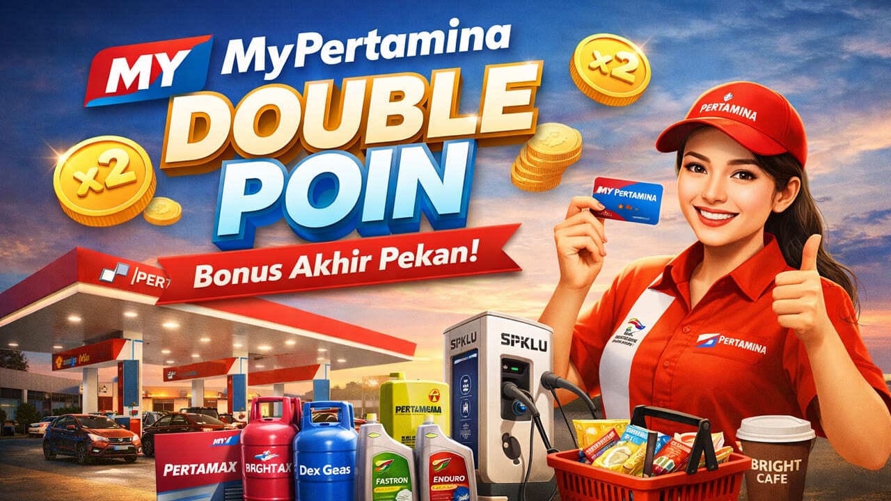 MyPertamina Double Poin, Isi Pertamax hingga Bright Gas Akhir Pekan Dapat Bonus Ganda