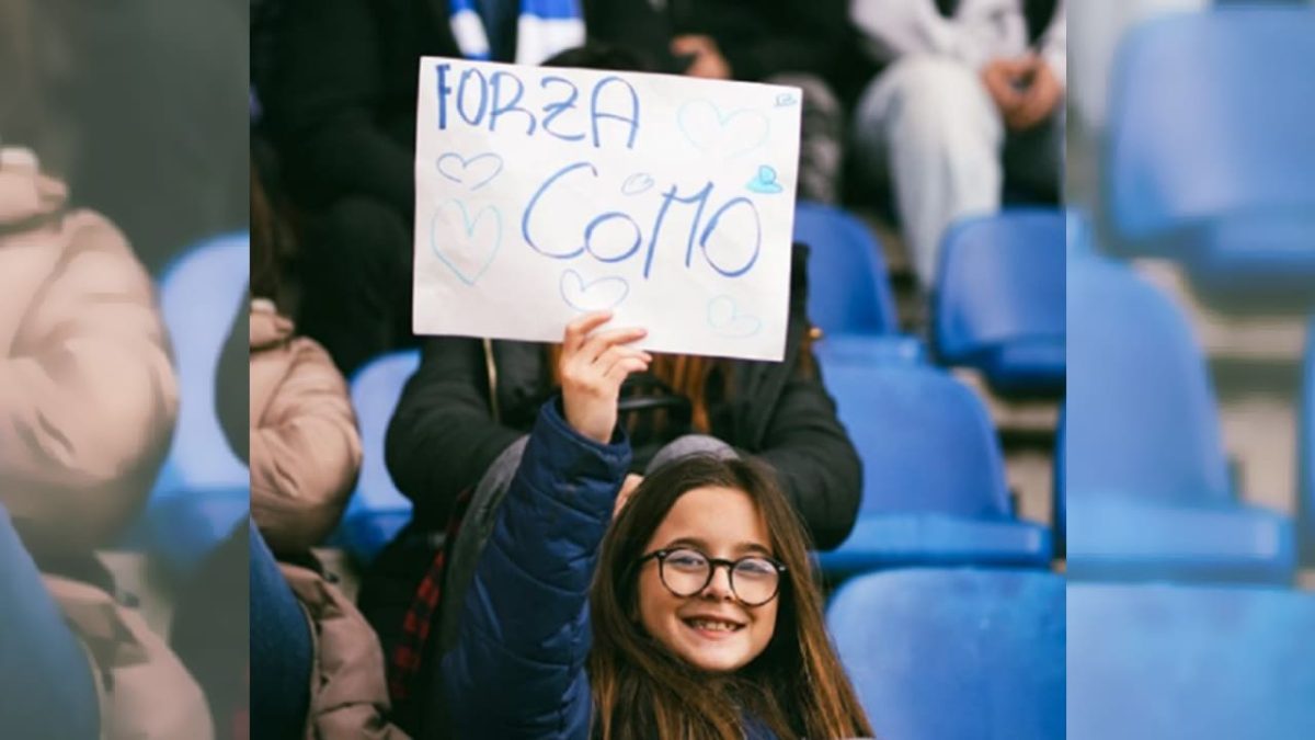 Nasib Como 1907 Sepeninggal Sang Bos Michael Bambang Hartono, Menuju Liga Champions? Fans menunggu hasilnya. foto: IST ngenelo.net-