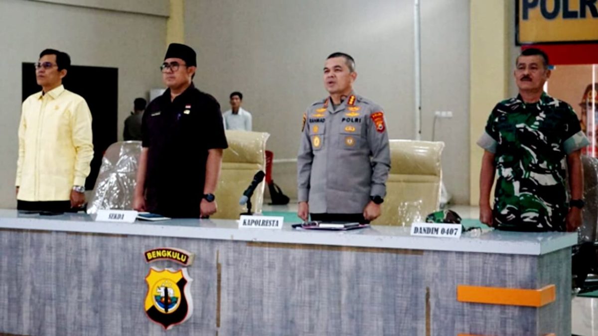 Polresta Bengkulu Gelar Rakor Operasi Ketupat Nala