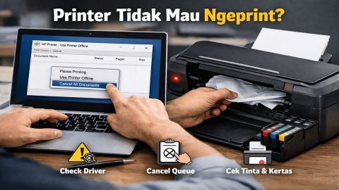 Cara atasi printer tidak mau ngeprint. Foto - Ngenelo.net