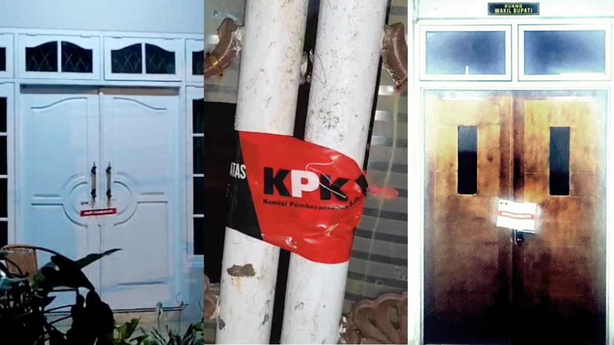 Sejumlah tempat di segel KPK terkait OTT