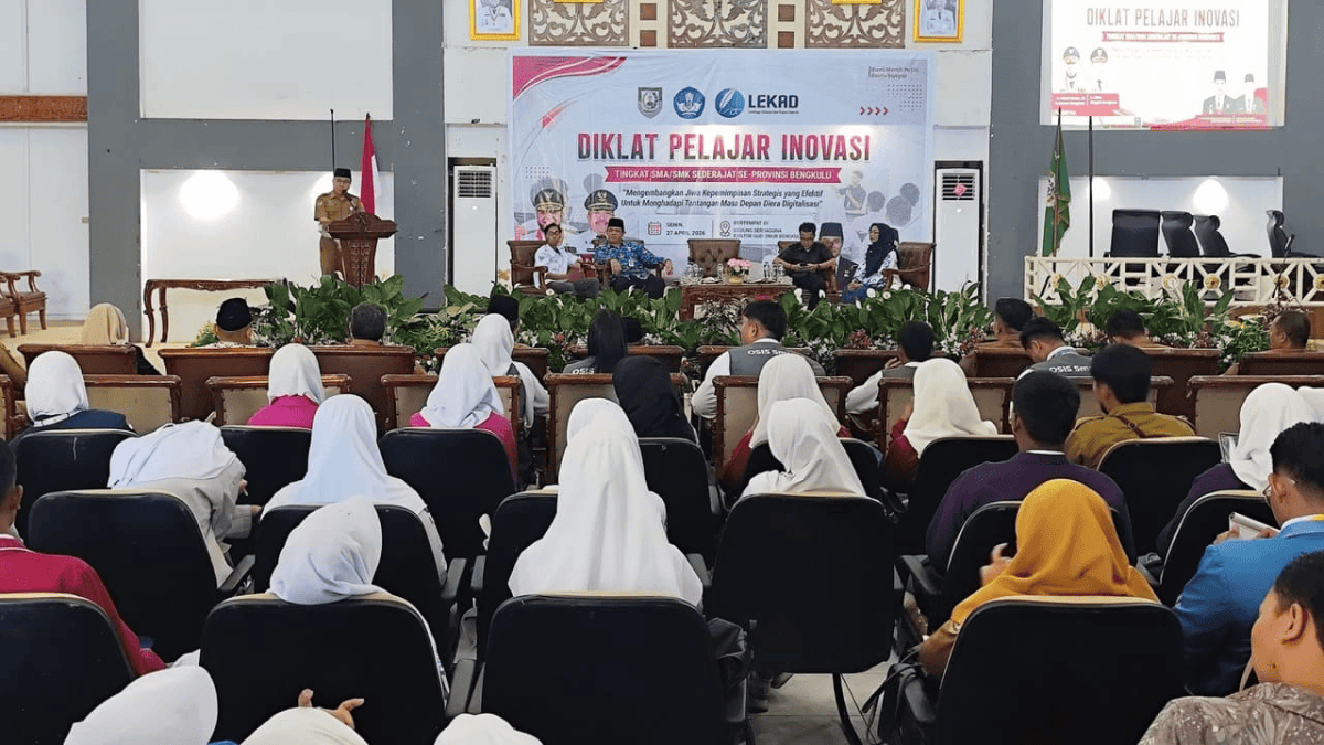 Diklat Pelajar Inovasi Tingkat SMA, Pemprov dan LEKAD Siapkan Pemimpin Digital.