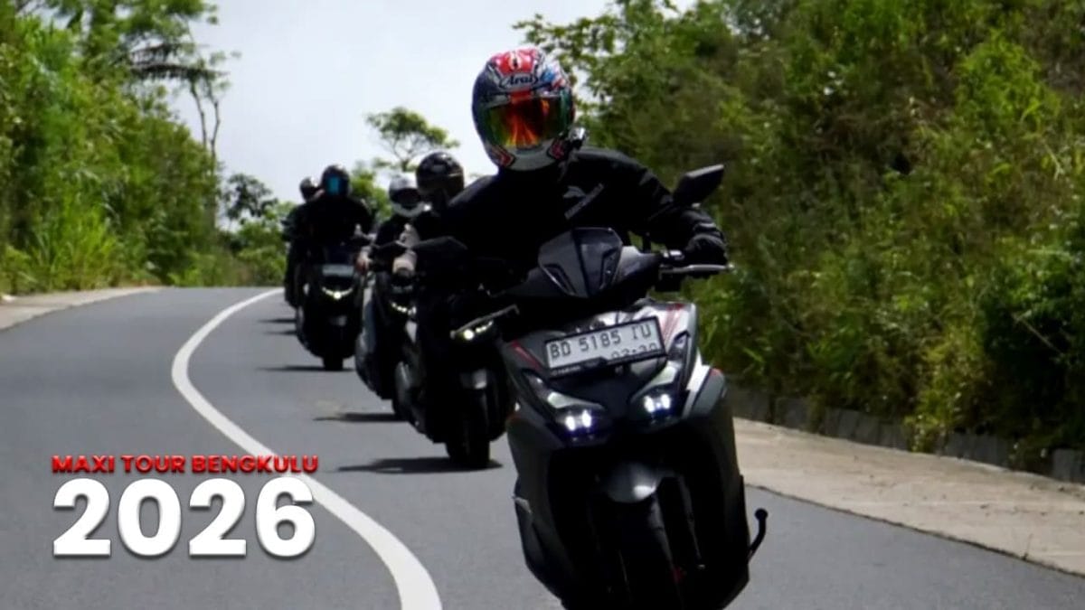 MAXi Tour Boemi Nusantara 2026 (MTBN) etape dua menjelajahi wilayah Bengkulu(MAXi Tour Bengkulu 2026). foto - dok Yamaha