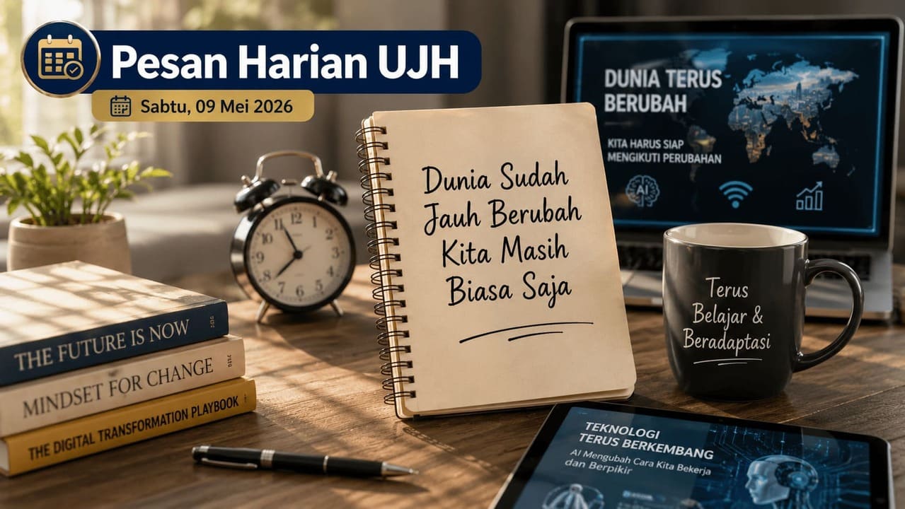 Pesan Harian UJH - Dunia Sudah Jauh Berubah