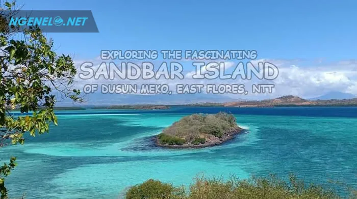 Exploring The Fascinating Sandbar Island of Dusun Meko, East Flores, NTT