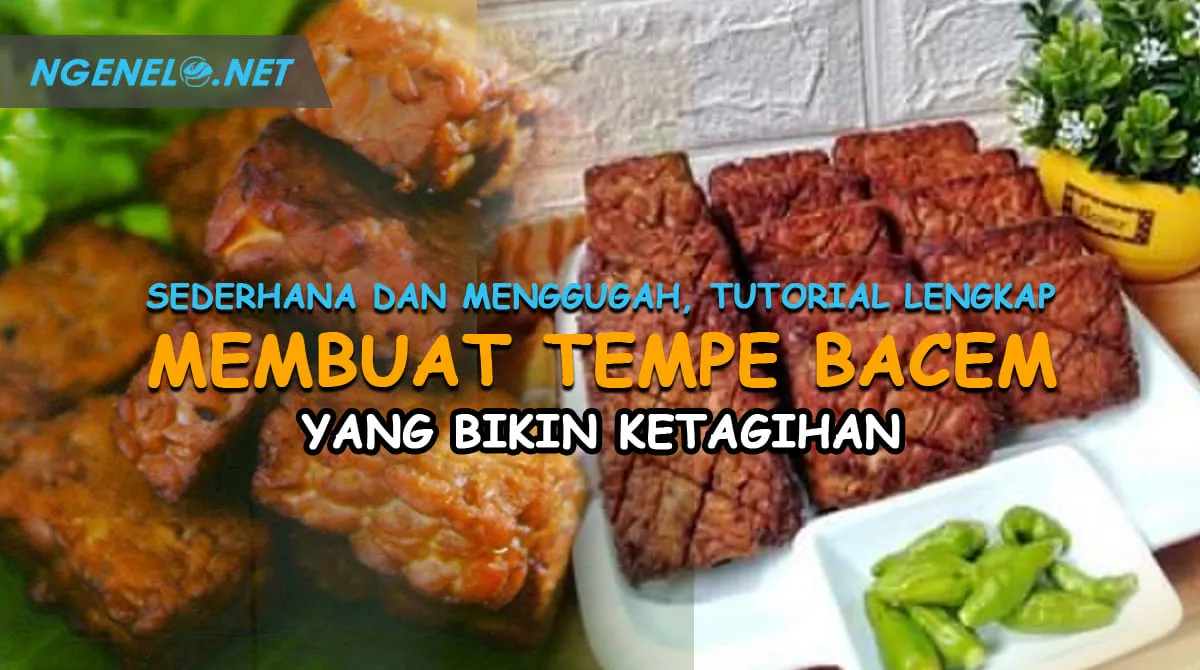 Sederhana dan Menggugah, Tutorial Lengkap Membuat Tempe Bacem yang Bikin Ketagihan