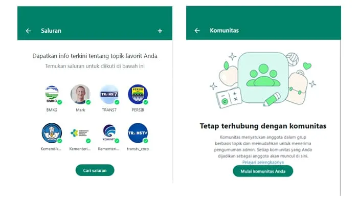 Serupa tapi tak sama, inilah 5 Perbedaan Fitur Saluran dan Komunitas pada WhatsApp yang Harus Anda Ketahui