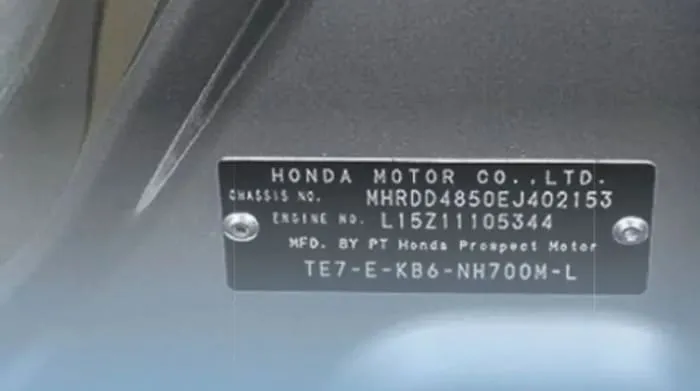 Cara Cek Tahun Pembuatan Mobil Dari Nomor Rangka Mobil