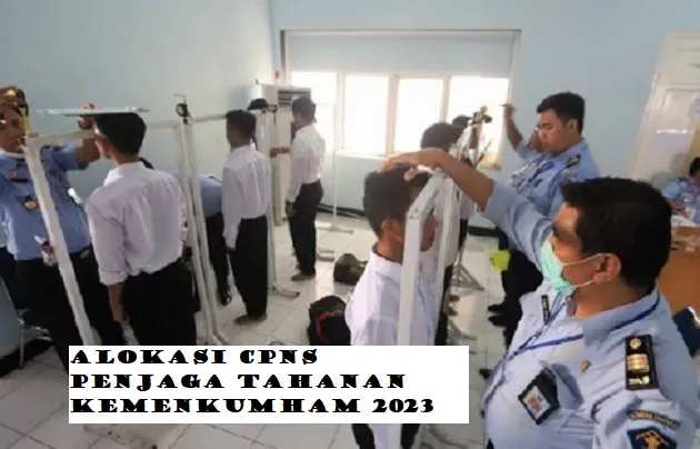Buat Lulusan SMA! Daftar Alokasi Lengkap CPNS Penjaga Tahanan Kemenkumham 2023, Peluang Lulus Besar di Jateng,