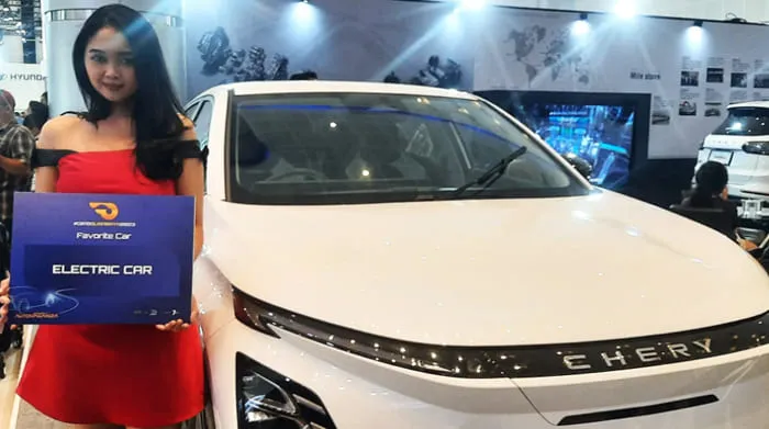 Chery OMODA 5 EV mengukir prestasi gemilang di ajang GAIKINDO Indonesia International Auto Show (GIIAS) Surabaya 2023. Mobil listrik ini berhasil memenangkan penghargaan 