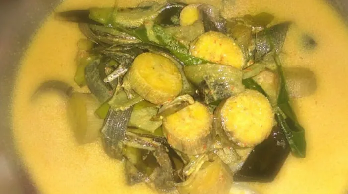 Gulai Pisang Bengkulu