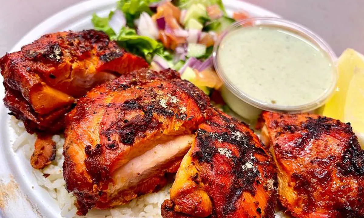 Tandoori. masakan khas India.