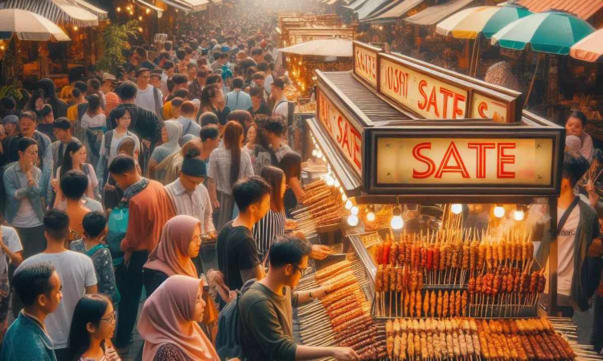 Sate merupakan salah satu street food yang tak tergantikan di banyak negara, terutama di Indonesia