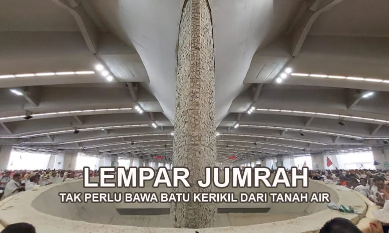 Untuk Melempar jumrah, jemah haji tidak perlu membawa batu kerikil dari Indonesia,. Ini karena PPIH telah menyiapkan.