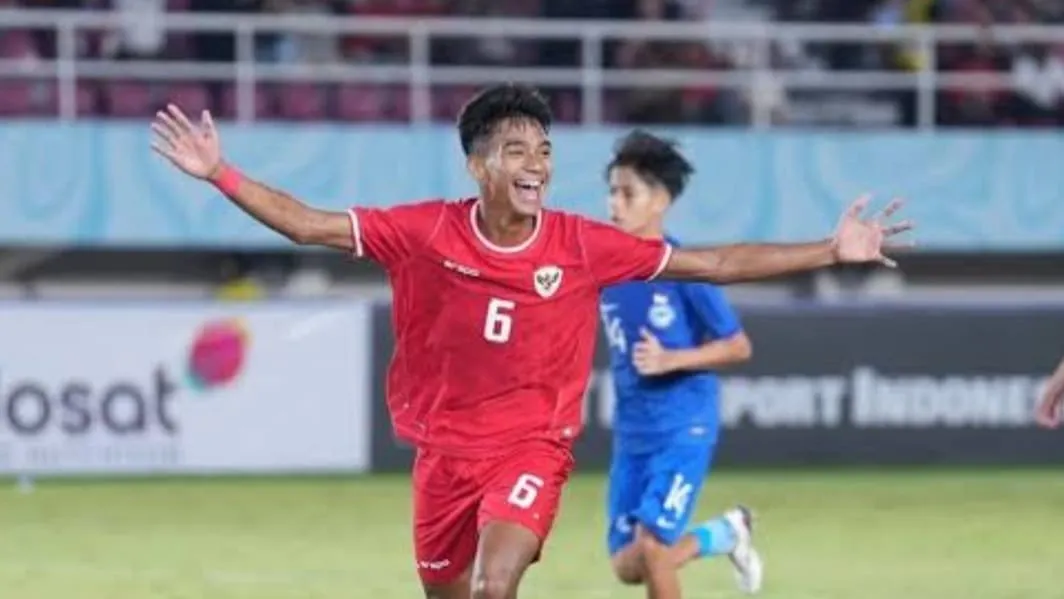 Timnas U-16 Indonesia usai kalahkan Singapura