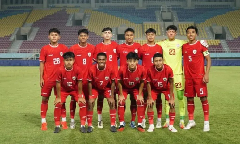 Timnas Indonesia U16 aan menghadapi Vietnam U16 dalam perebutan peringkat 3 Piala AFF U16 2024.