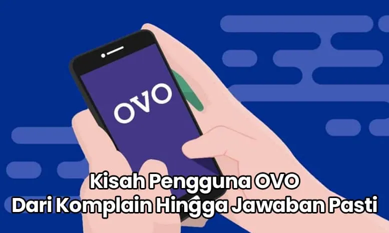 Ilustrasi pengguna OVO sedang melaporkan kendala yang di temui kepada cs OVO.