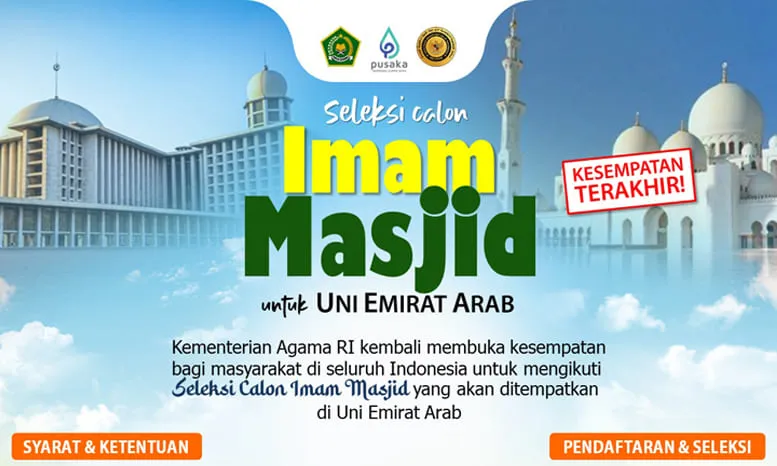 Seleksi Calon Imam Masjid ke Uni Emirat Arab