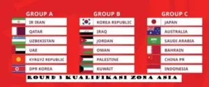 Round 3 kualifikasi Piala Dunia 2026 Zona Asia